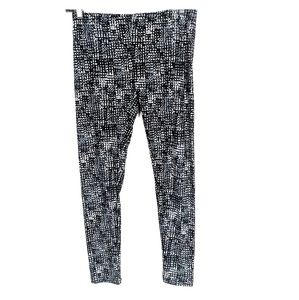Black Grey and White Patterned Pink Republic leggings